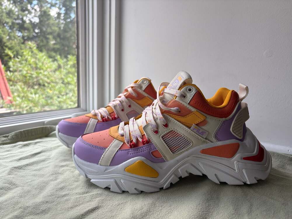 FILA Women’s Chunky Multicolor Sneakers Size 8.5 – New Without Box